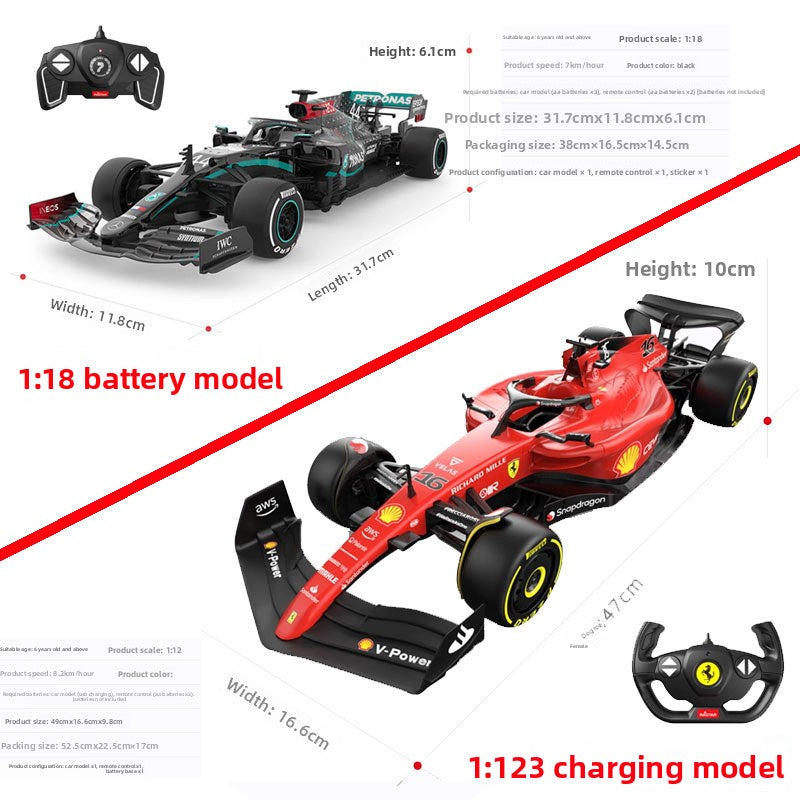 1:18 Scale Formula 1 Remote Control Car