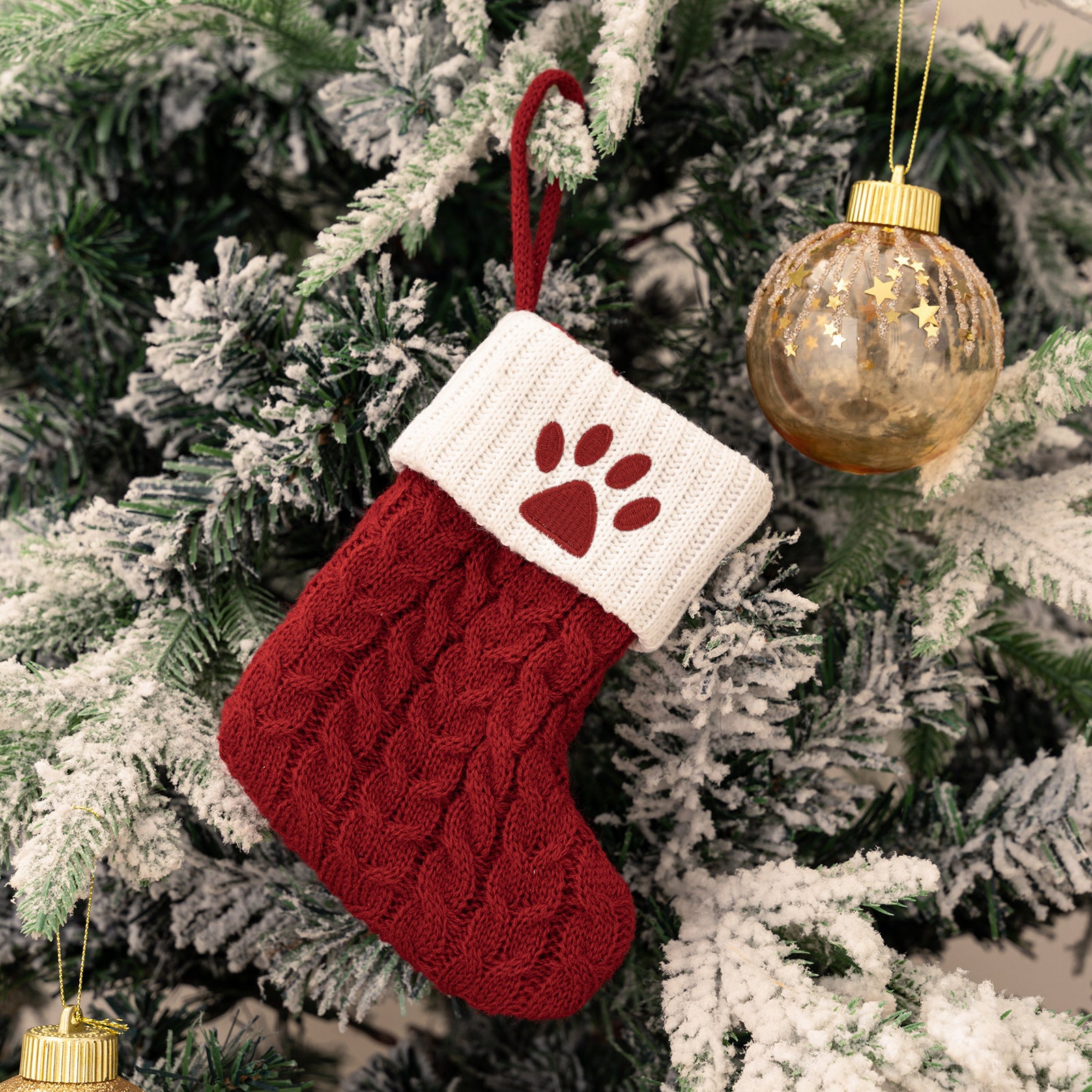 Letter Christmas Stocking Creative Hanging Ornament