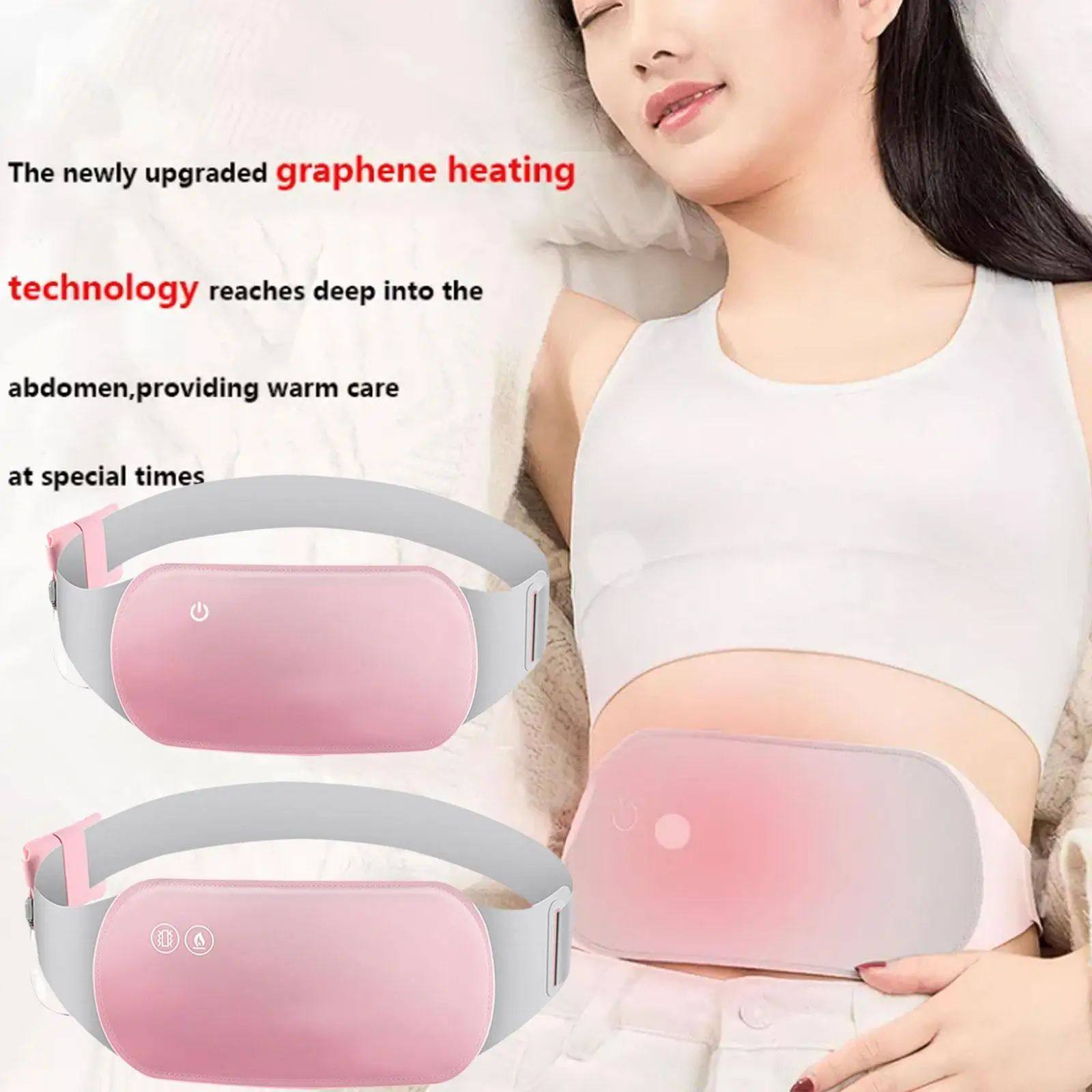 Relief Menstrual  Heating Pad Electric Fast Heating Vibratio